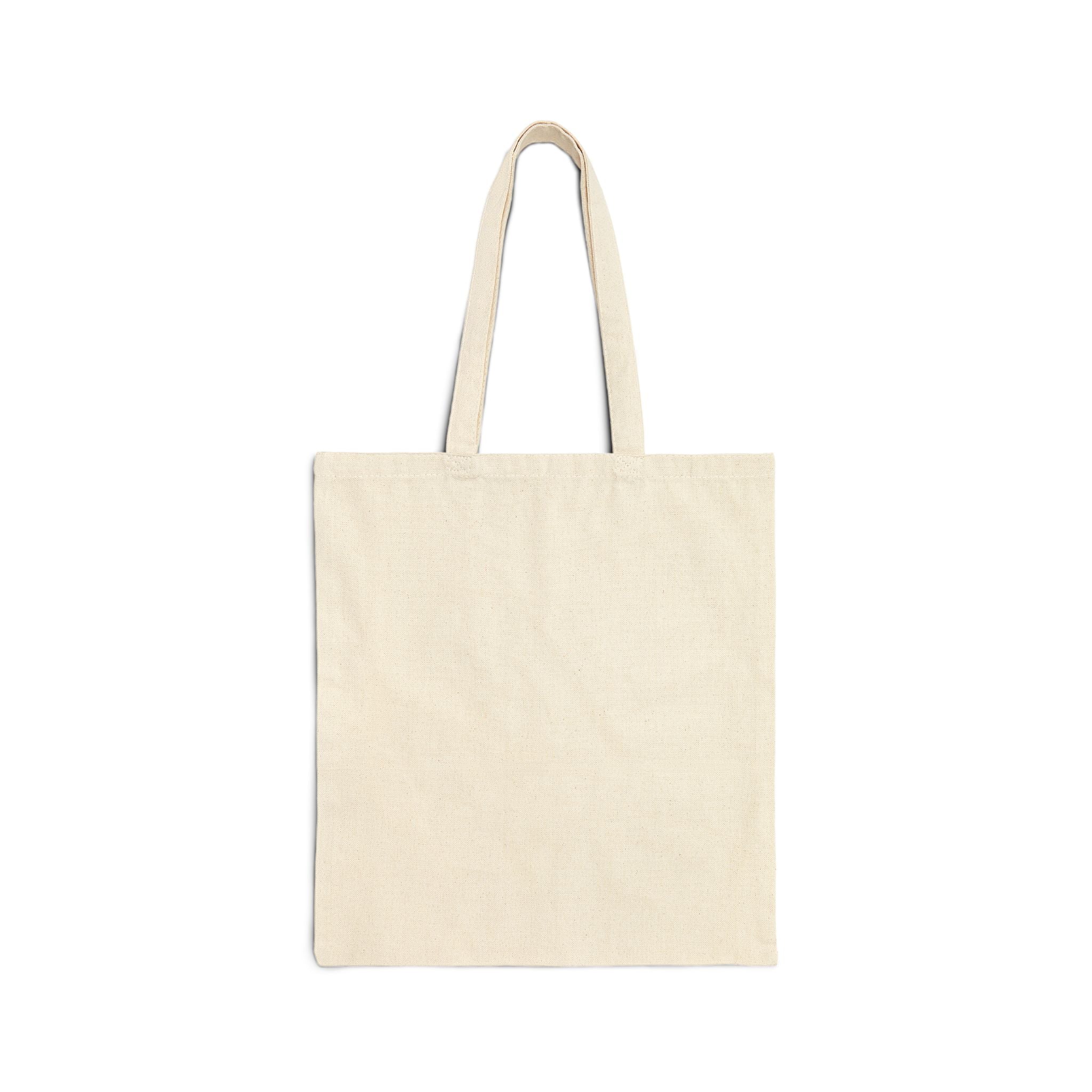 Spread Love Like Dog Hair Cotton Canvas Tote — Dog Lover Canvas Tote Bag